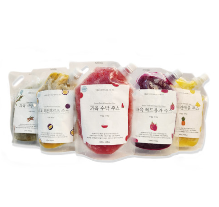 [이대문] 100% 과즙 무가당 과일주스 패션후르츠 주스 (300ml x 6병)